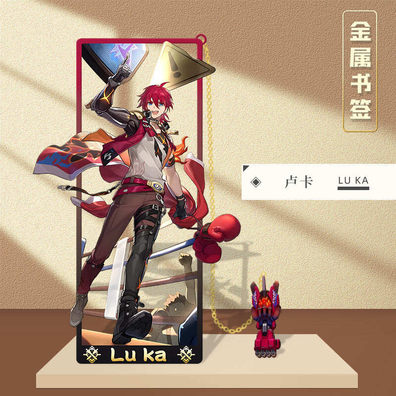 Azuiblc 崩壊スターレイル 　アナイクス　栞　9cm　キャストリス　ヒアンシー　サフェル　金属製　おもちゃ　萌えグッズ - Azuiblc