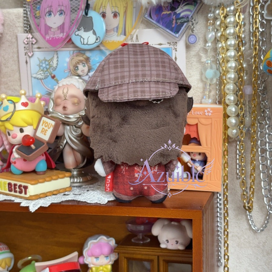 Azuiblc　Identity V 第五人格 小説家 オルフェウス Orpheus ホームズ 10cm ぬいぐるみ｜帽子着脱可