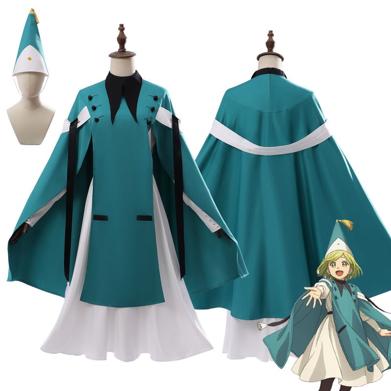 とんがり帽子のアトリエ ココ コスプレ衣装 魔法ケープ 帽子付 フル