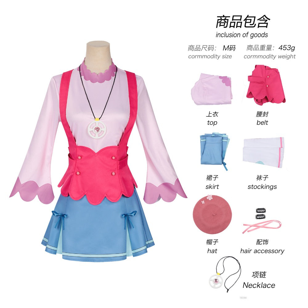 Azuiblc 名探偵プリキュア 明智 あんな 日常服 コスプレ衣装 ドレス