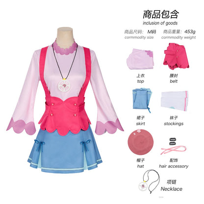 Azuiblc　名探偵プリキュア　明智 あんな　日常服　コスプレ衣装　ドレス　コスチューム