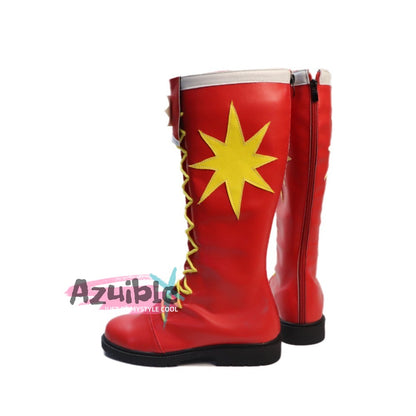 Azuiblc　アイカツ！　オールアイカツ　星宮 いちご　靴　ロングブーツ　コスプレ　ブーツ