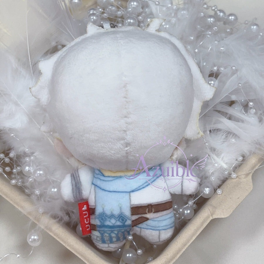 Azuiblc Identity V 第五人格 占い師 イライ・クラーク Eli Clark 10cm ぬいぐるみ｜ホワイトVer.・アイマスク付き