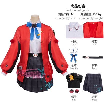 Azuiblc　NTE　ネバエバ　早霧(さきり)　帽子付　ポリエステル素材　イベント　舞台服　コスプレ衣装