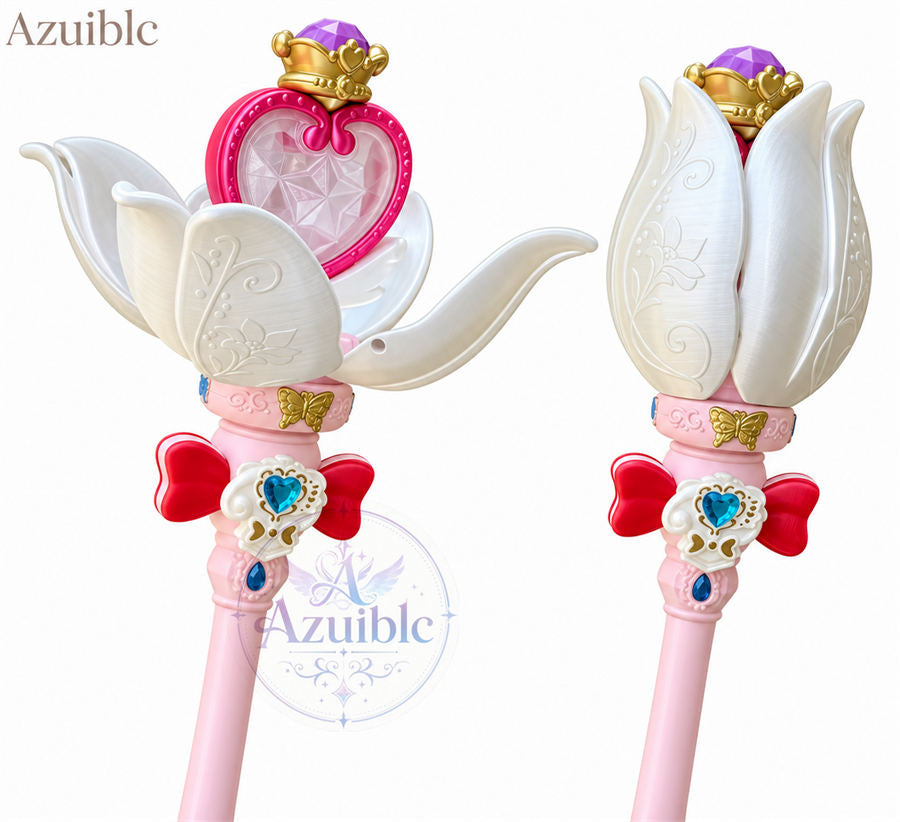 Azuiblc 名探偵プリキュア！キュアアルカナ 130cm シャインアルカナロッド コスプレ杖