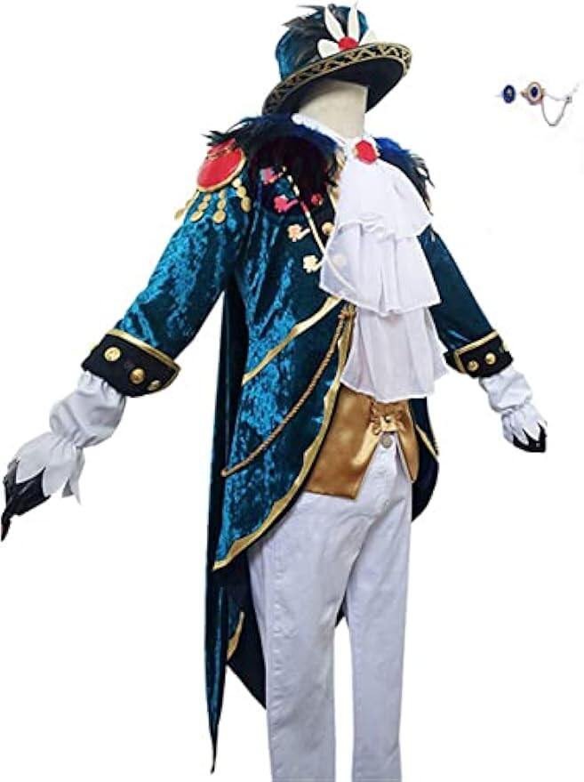 Azuiblc   第五人格 アマツバメ ハンサム  曲芸師風 マイク  イケメン 男女兼用 仮装 変装 コスプレ衣装 コスチューム クリスマスプレゼント ハロイン - Azuiblc