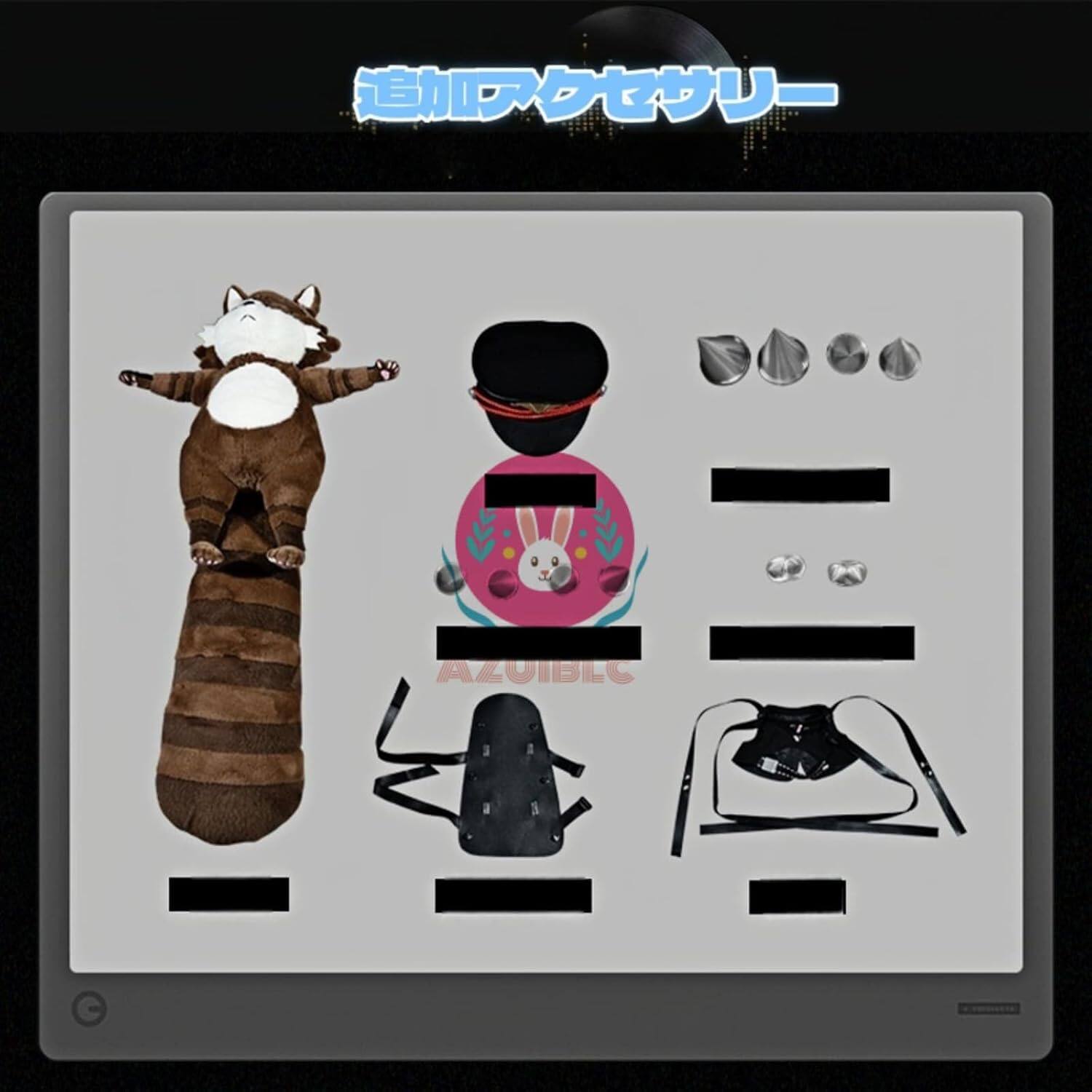 在庫は完売しました【Azuiblc】 ゼンゼロ コスプレ道具 浮波柚葉 カバン 鞄 狸 ペンダント付き コスプレ小物 通勤 日常 JK 可愛い Cosplay グッズ アニメ - Azuiblc