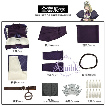 Azuiblc ガチアクタ GACHIAKUTA ネルデ Nelde コスプレ衣装｜女戦士 レディース コスチューム