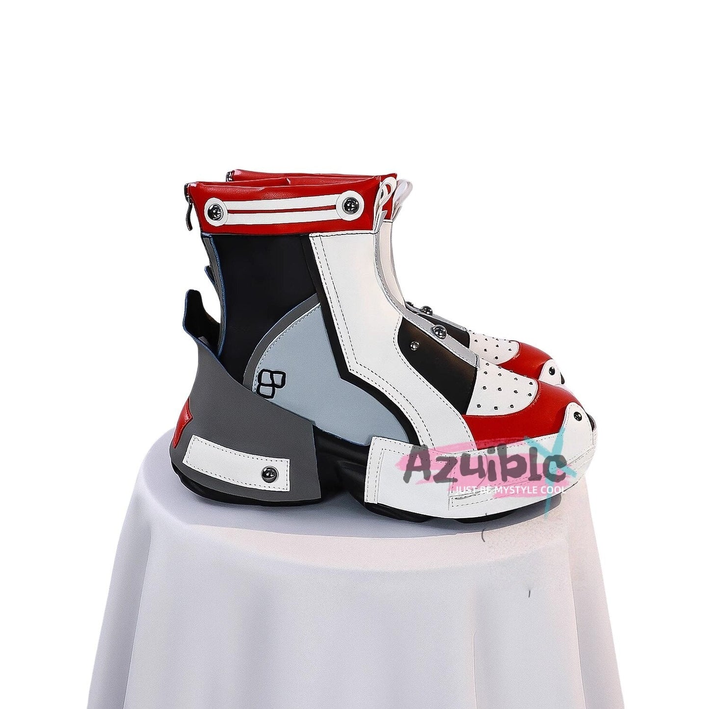 Azuiblc　ゼンゼロ 怪啖屋 アリス・タイムフィールド シューズ　人工皮革 厚底 1:1完全再現 - Azuiblc