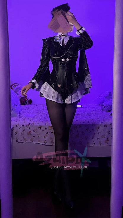 Azuiblc ゼンレスゾーンゼロ　 イーシェン　雲霞の行き着く処 ZZZ　YiXuan  コスプレ衣装　儀玄　墨まとう影の足跡 　新衣装　黒色　ゼンゼロ　コスプレ衣装　イベント　仮装　ハロウィン - Azuiblc