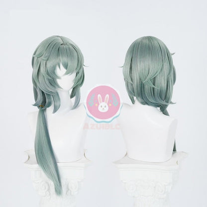 Azuiblc 崩壊  スターレイル アナイクス コスプレ ウィッグ 緑 グリーン ロング ネット付き 耐熱  かつら 鬘 WIG ショート コスプレ道具 Azw006 Azuiblc
