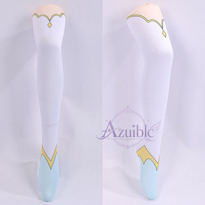 Azuiblc 名探偵プリキュア 森亜るるか 光Ver. コスプレ衣装｜プリント簡易版