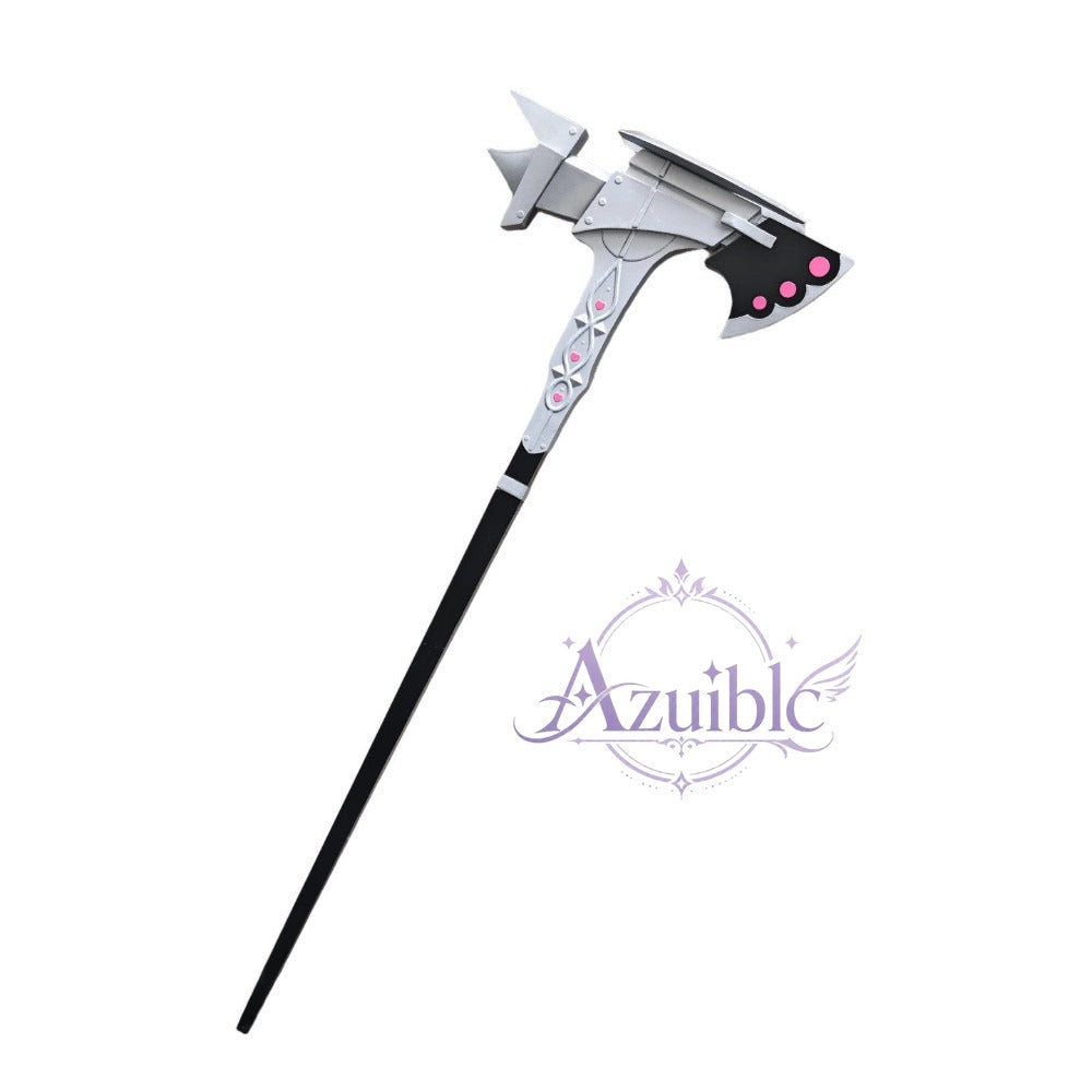 Azuiblc ゼンゼロ クラレッタ コスプレ道具｜全長140cm・PU製戦斧 ハロウィン　舞台対応