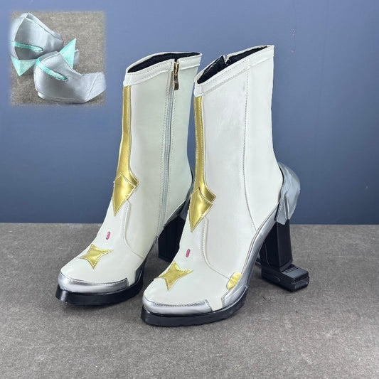 Azuiblc　鳴潮　エイメス　パンプス　シューズ　コスプレ道具　ロングブーツ　9cm　7cm　ブーツ　シューズ