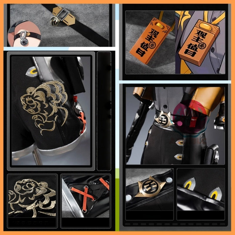 Azuiblc ゼンゼロ フーフー　福福 コスプレ　イベント　橘福福　3d樹脂アクセサリー付　豪華　仮装Azm11 - Azuiblc