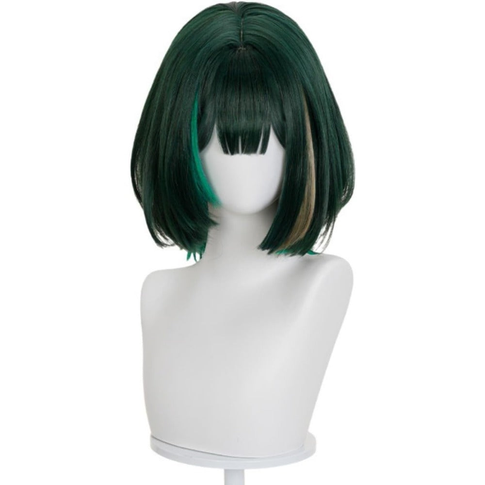 【Azuiblc】原神 リンネア コスプレ ウィッグ ピンク 水色 グラデーション ハーフツイン ネット付き 耐熱 かつら 鬘 コスプレ道具 小物