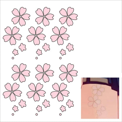 Azuiblc  原神 タトゥーシール 凝光 紗の幽蘭 コスプレ 小物 原神 太もも ボディーシール セット グッズ 人気 おしゃれ 飾り ファッション ハロウィン イベント 装備品 Azuiblc