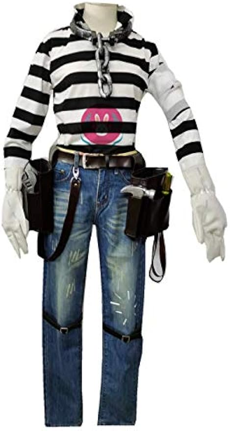 Azuiblc 第五人格 囚人の衣装 道具付き 便利コスセット バイパー コスチューム cosplay  衣装 変装 仮装 - Azuiblc