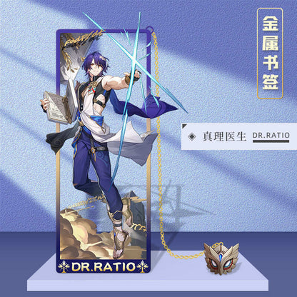 Azuiblc 崩壊スターレイル 　アナイクス　栞　9cm　キャストリス　ヒアンシー　サフェル　金属製　おもちゃ　萌えグッズ - Azuiblc