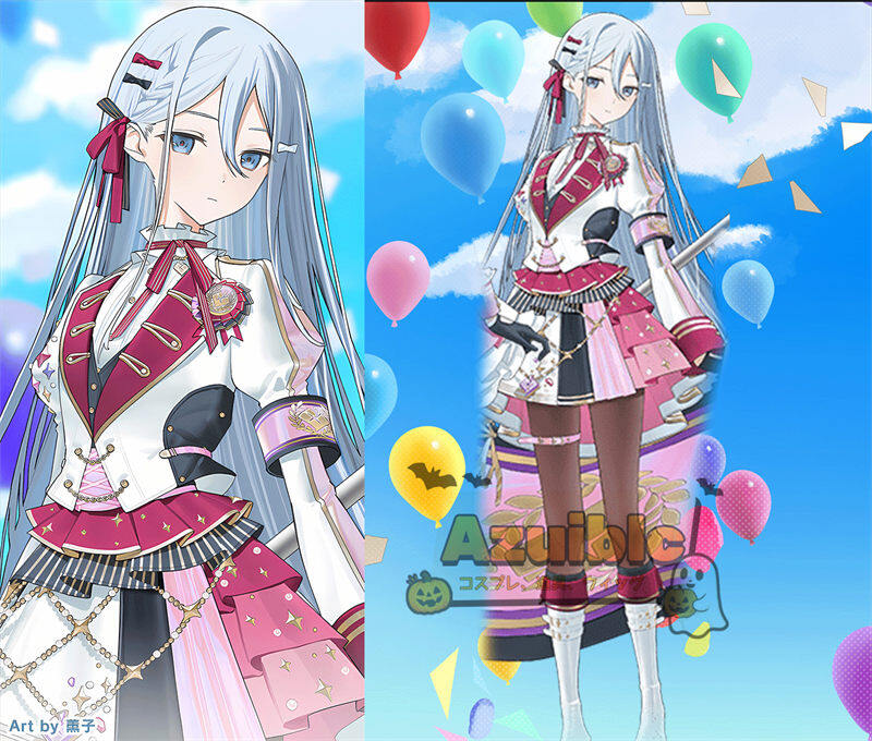 Azuiblc　プロジェクトセカイ 宵崎奏 コスプレ衣装　ワンピース　  MORE MORE JUMP よいさきかなで   25時、ナイトコードで　仮装　舞台服　演出服 - Azuiblc