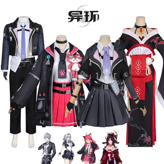 Azuiblc　NTE 潯（ほとり） 　 異能者・零  　 ナナリ 　コスプレ衣装　イベント　Neverness to Everness　仮装　プリント　ハロウィン　舞台服