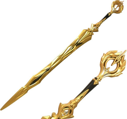 Azuiblc 崩壊スターレイル ファイノン 剣 PU製110cm 金銀塗装 立体造型 コスプレ武器 武器 PU製 武器 コスプレ道具 - Azuiblc
