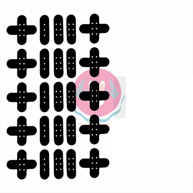 Azuiblc ゼンレスゾーンゼロ タトゥーシール 猫宮又奈 コスプレ 小物 ZZZ おでこ 額 三角形 黒 セット  ｜ゼンゼロ/ZZZ グッズ 人気 おしゃれ 飾り ファッション イベント Azt004 - Azuiblc