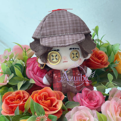 Azuiblc　Identity V 第五人格 小説家 オルフェウス Orpheus ホームズ 10cm ぬいぐるみ｜帽子着脱可