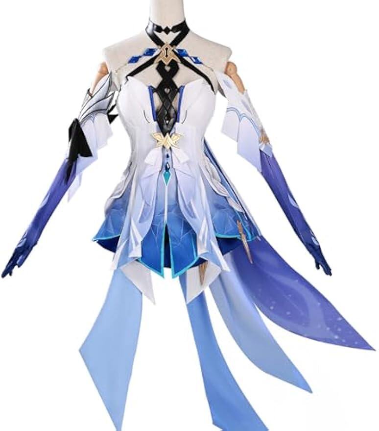 Azuiblc　原神 スカーク　Skirk　コスプレ衣装  コスチュームセット グッズ　女剣客　 cosplay 撮影 祭り イベントAZf15 - Azuiblc