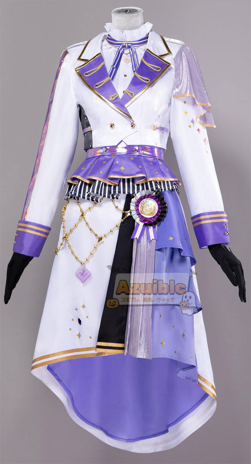 Azuiblc　プロジェクトセカイ 朝比奈まふゆ　コスプレ衣装　演出服　舞台服　ライブ服　コスチューム　	宮益坂女子学園　25時、ナイトコードで - Azuiblc