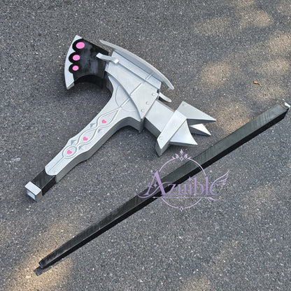 Azuiblc ゼンゼロ クラレッタ コスプレ道具｜全長140cm・PU製戦斧 ハロウィン　舞台対応