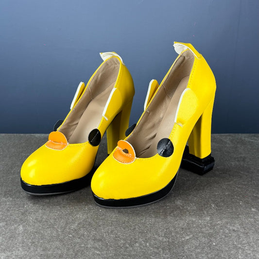 Azuiblc　超かぐや姫 　 月見 ヤチヨ 　パンプス　シューズ　 底10cm　AIライバー 　 八千代 　コスプレ道具