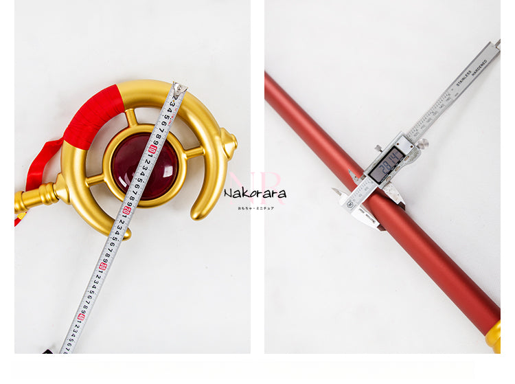 Azuiblc 葬送のフリーレン 法杖　1：1レプリカ　合金製　武器レプリカ　2.65Kg　151cm　本格　アクセサリー　コスプレ道具　魔法道具　武器 - Azuiblc