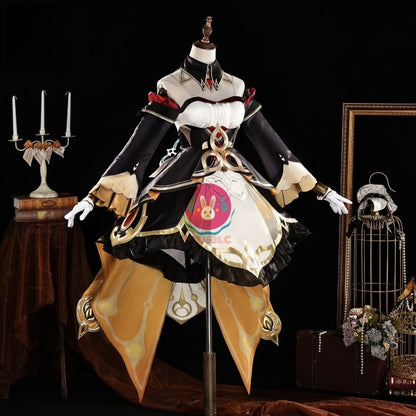 在庫ある　AZUIBLC 原神 傀儡 サンドローネ コスプレ ネジ付き コスプレ衣装 人形 お洋服 可愛い ロリータ ファデュイ執行官 コスチュームセット - Azuiblc
