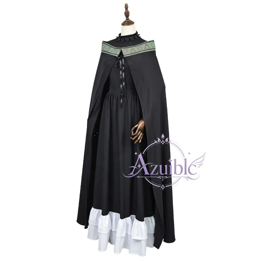 Azuiblc とんがり帽子のアトリエ ココ コスプレ衣装｜黒ワンピース コスチューム