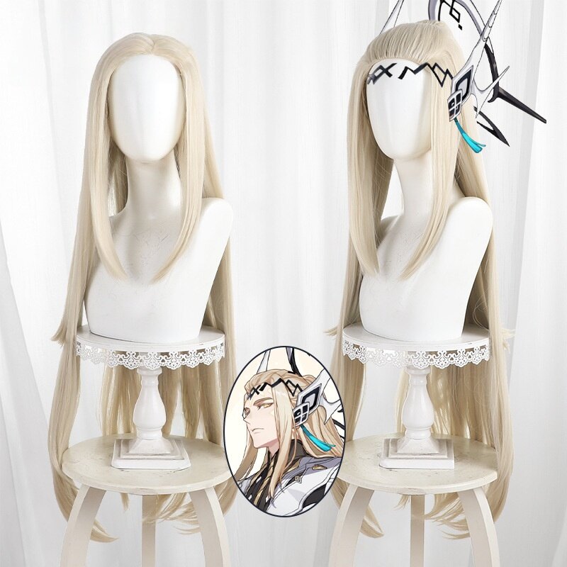 Azuiblc　崩壊ネクサスアニマ　ヴィクタス　ウィッグ　かつら　100cm　僭主 Novarchs　コスプレ道具　 - Azuiblc