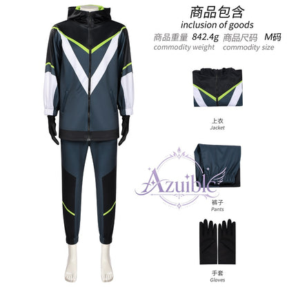 Azuiblc　メビウス・ダスト アラキ コスプレ衣装 　Mebius Dust コスチューム ユニフォーム 隊服