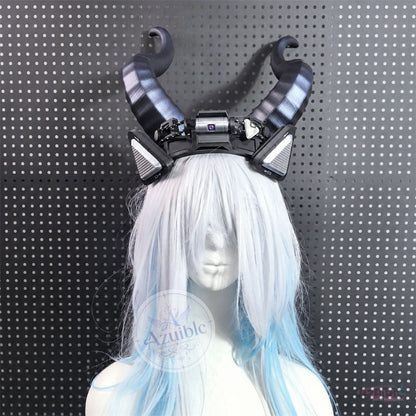 Azuiblc アークナイツ：エンドフィールド ティフォロス コスプレ角｜約28cm カチューシャ式 PLA製