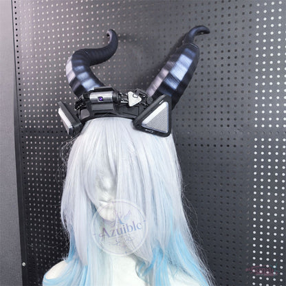 Azuiblc アークナイツ：エンドフィールド ティフォロス コスプレ角｜約28cm カチューシャ式 PLA製