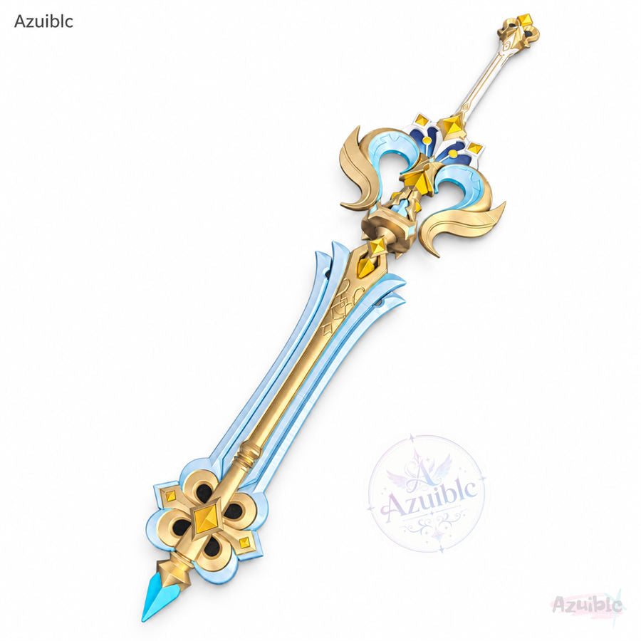 Azuiblc 原神 サンドローネ 超越の鍵 コスプレ武器 135cm｜3D PLA製 両手剣 分割可能デザイン