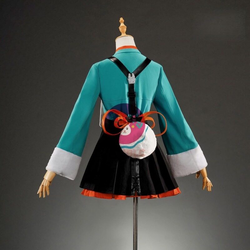 Azuiblc ゼンゼロ ザオ 照 ウサ耳 尻尾付き コスプレ衣装 ウサギ娘 獣娘 コスチュームセット おしゃれ アニメ cosplay - Azuiblc