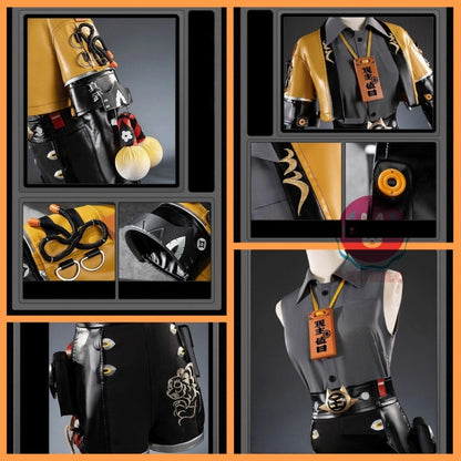 Azuiblc ゼンゼロ フーフー　福福 コスプレ　イベント　橘福福　3d樹脂アクセサリー付　豪華　仮装Azm11 - Azuiblc