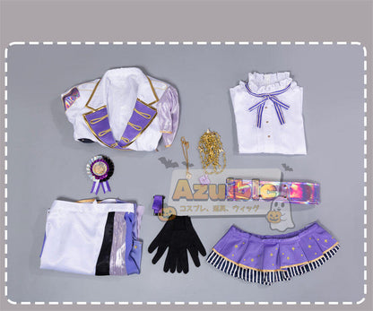 Azuiblc　プロジェクトセカイ 朝比奈まふゆ　コスプレ衣装　演出服　舞台服　ライブ服　コスチューム　	宮益坂女子学園　25時、ナイトコードで - Azuiblc