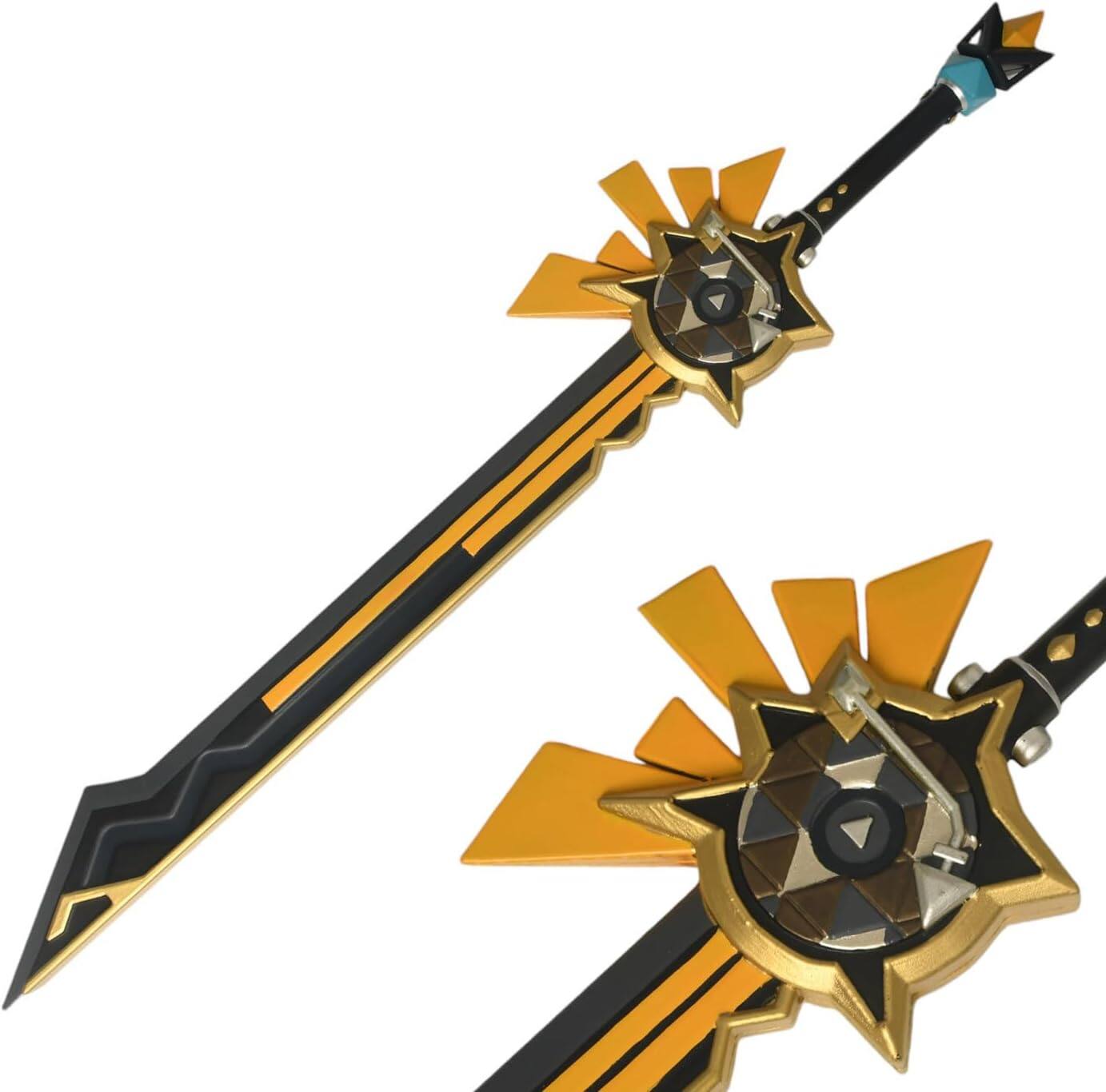 【即日発送可能】原神 シロネン コスプレ 武器 道具 岩峰を巡る歌 Azuiblc 原神 岩峰を巡る歌 シロネン 片手剣 102CM 武器 PU製 剣