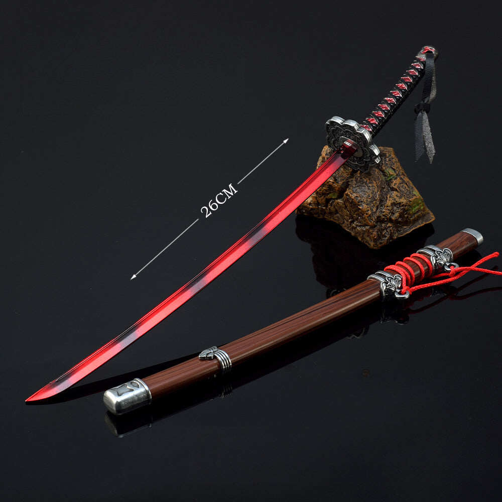 隻狼/セキロ 楔丸 直刃の刀 不死斬り 黒の不死斬り 片鎌十文字槍 26cm