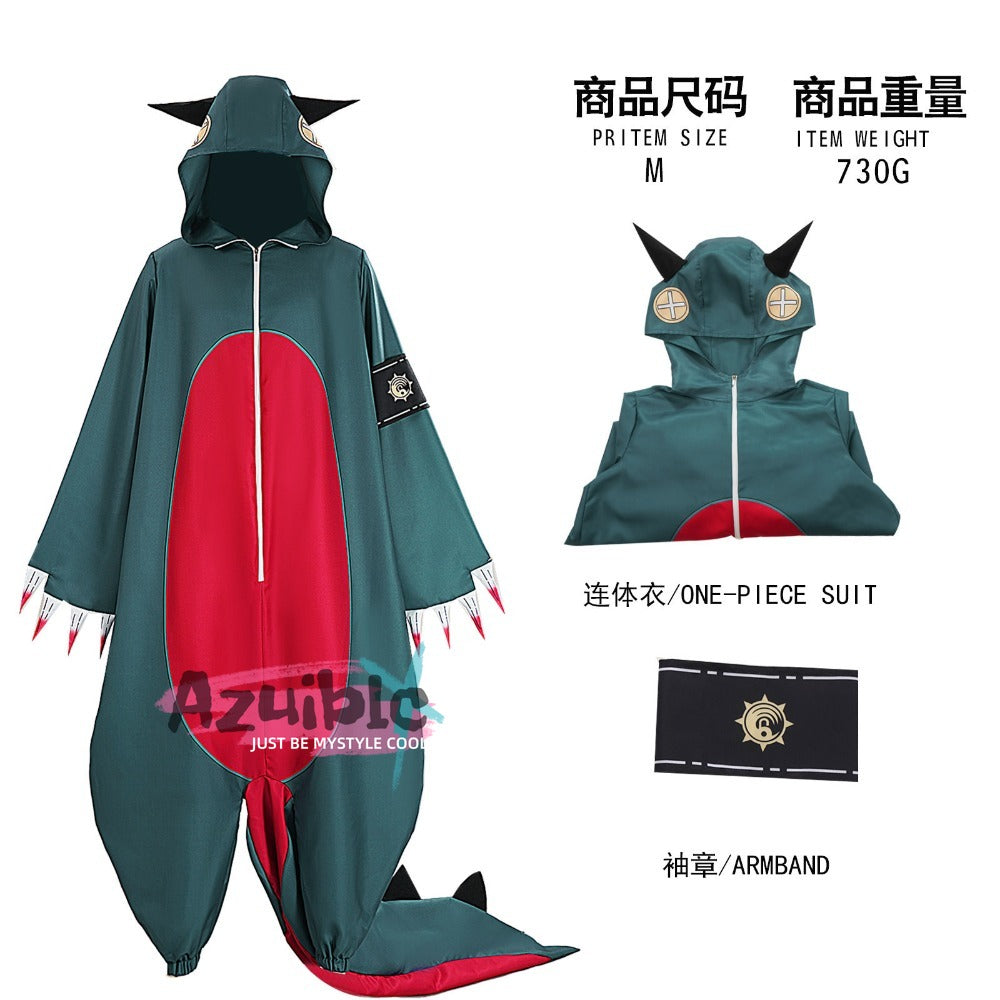 Azuiblc　ガチアクタ　ギータ　コスチューム　怪獣服　コスプレ衣装　イベント　舞台　ハロウィン　仮装