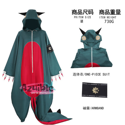 Azuiblc　ガチアクタ　ギータ　コスチューム　怪獣服　コスプレ衣装　イベント　舞台　ハロウィン　仮装