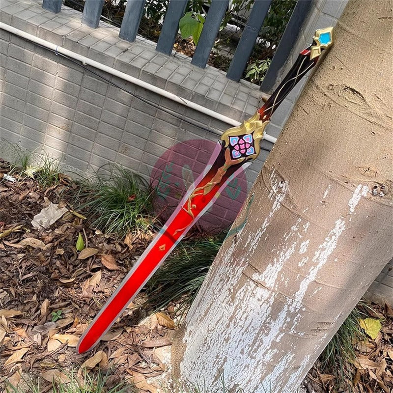 Azuiblc　崩壊スターレイル 丹恒の槍 撃雲 195CM 武器 PU製 3パーツ分ける 剣 刀 武器 コスプレ道具 Cosplay コレクション グッズ コスプレ小物 - Azuiblc