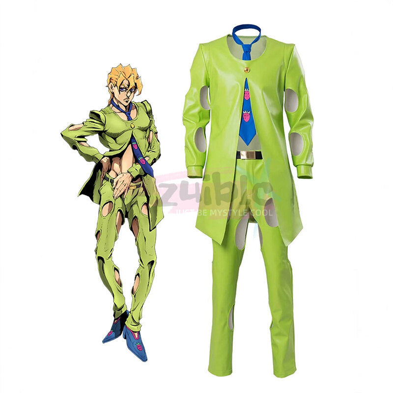 Azuiblc ジョジョの奇妙な冒険　ジャイロ・ツェペリ　 ディオ　パンナコッタ　ジョルノ　シーザー　コスプレ衣装　コスチューム　イベントAzd12 - Azuiblc