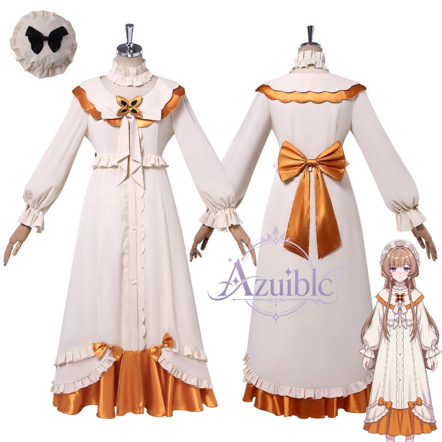 Azuiblc　原神 サンドローネ Sandrone パジャマVer. コスプレ衣装｜傀儡 Marionette レディースワンピース